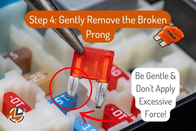 How To Remove Broken Fuse Prong From Car