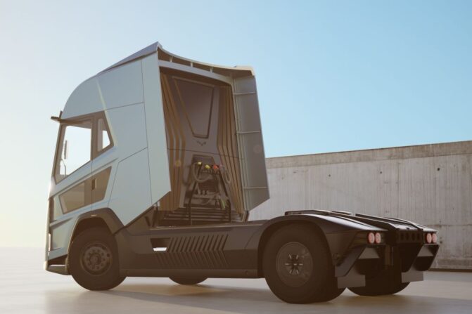 Hydrogen Vehicle Systems HVS HGV Lorry Truck Concept