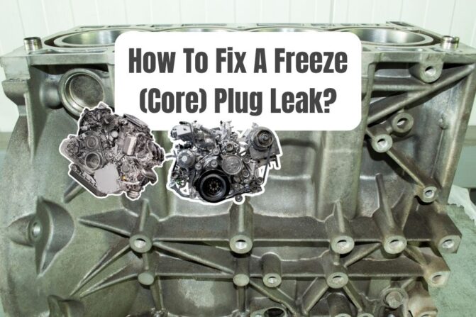 How To Fix A Freeze Plug Leak