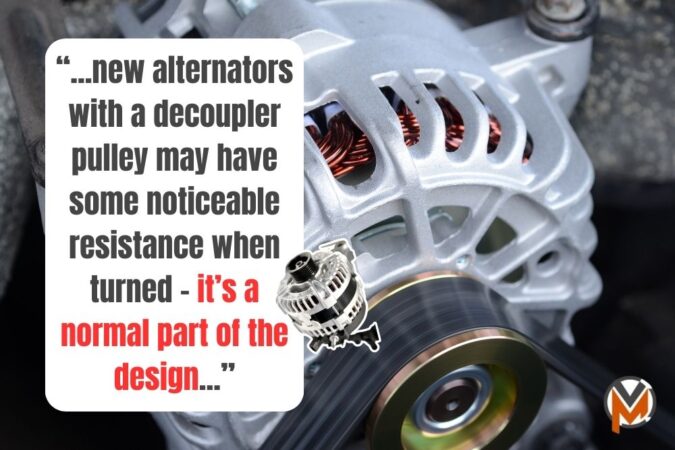 Should An Alternator Spin Freely
