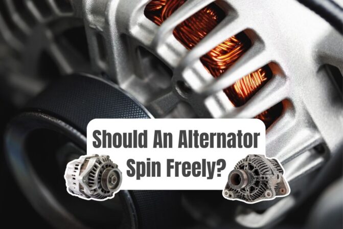 Should An Alternator Spin Freely