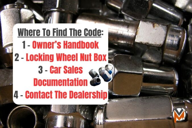 Where To Find Locking Wheel Nut Code