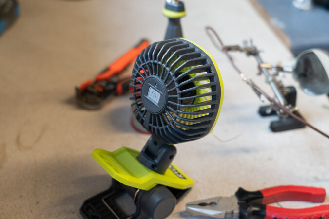 Ryobi 4V Lithium Cordless Clamp Fan RCF4-120G Review