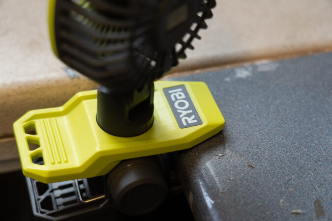 Ryobi 4V Lithium Cordless Clamp Fan RCF4-120G Review