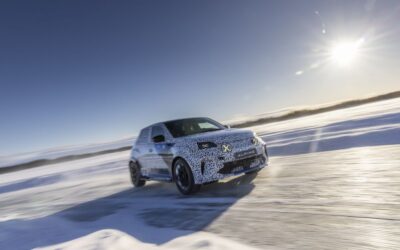 Alpine A290 Hot Hatch Snow Testing Sweden