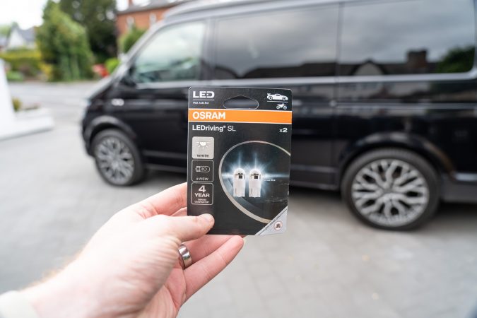 OSRAM Bulb Upgrades In Transporter Van