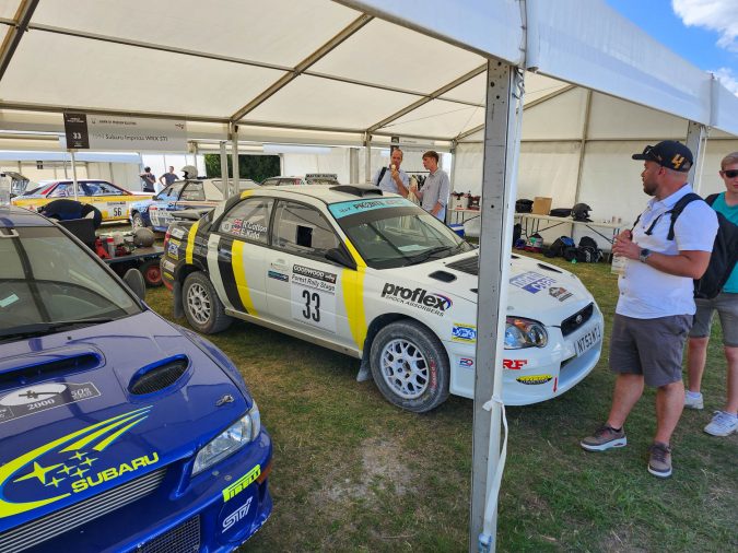 Subaru Rally Experience With Rob Cotton On Goodwood FOS Rally Stage