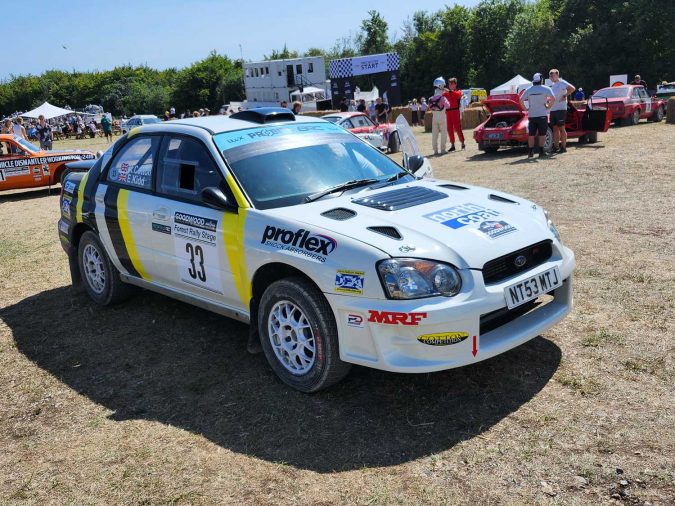 Subaru Rally Experience With Rob Cotton On Goodwood FOS Rally Stage