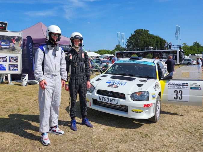 Subaru Rally Experience With Rob Cotton On Goodwood FOS Rally Stage