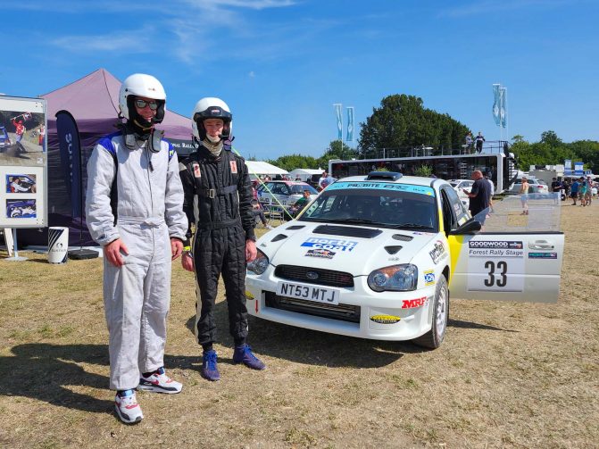 Subaru Rally Experience With Rob Cotton On Goodwood FOS Rally Stage