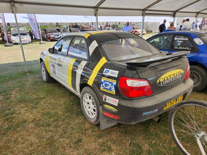 Subaru Rally Experience With Rob Cotton On Goodwood FOS Rally Stage