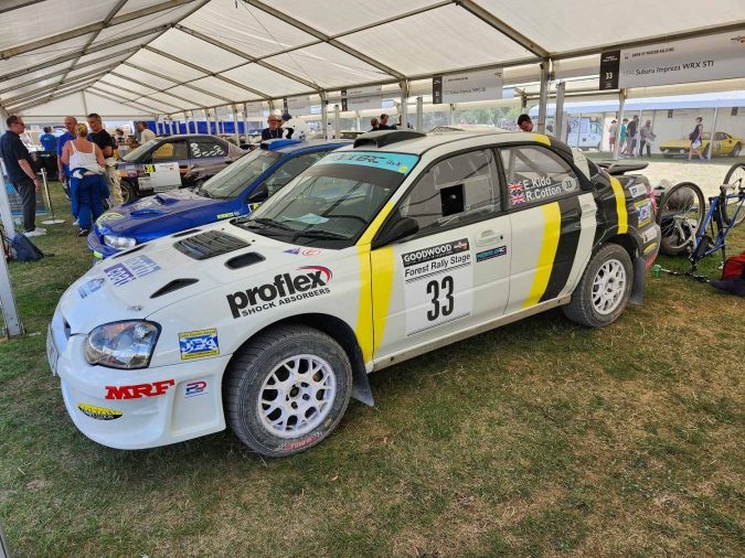 Subaru Rally Experience With Rob Cotton On Goodwood FOS Rally Stage