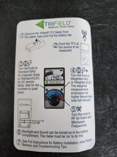 TriField EMF Meter Model TF2 Review For Cars