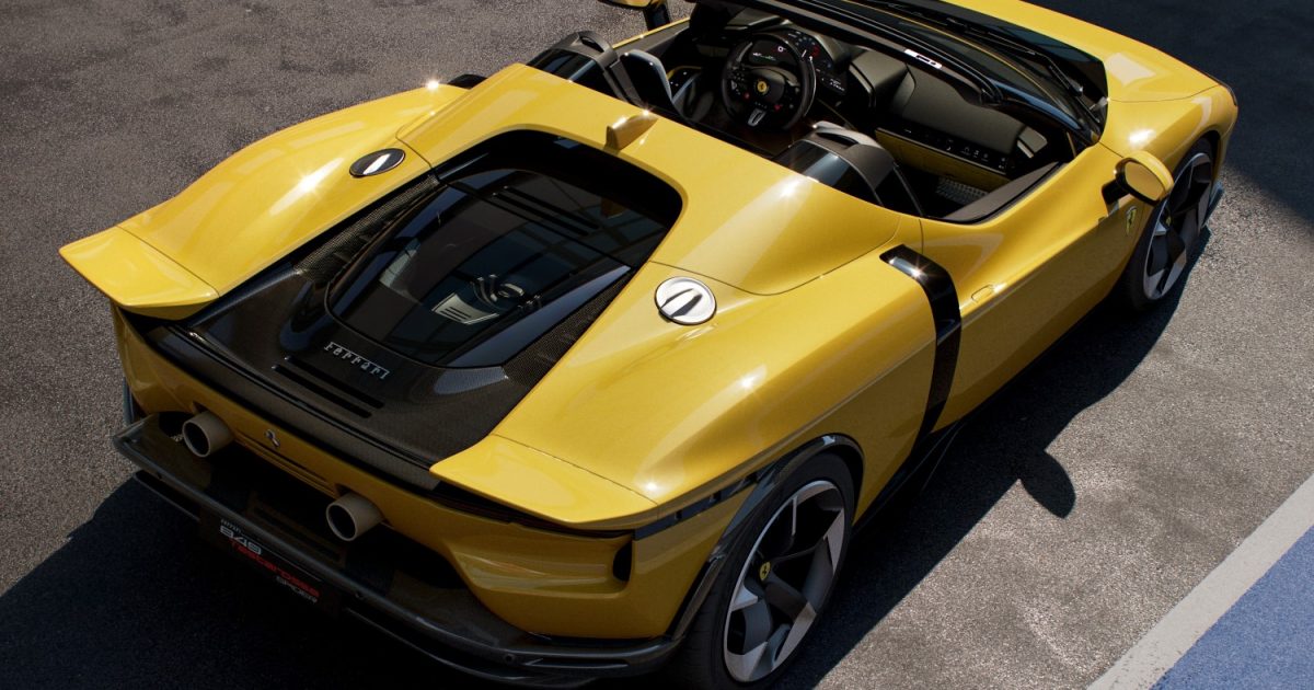 Ferrari Cuts The 849 Testarossa’s Roof To Make A Speedy Spider