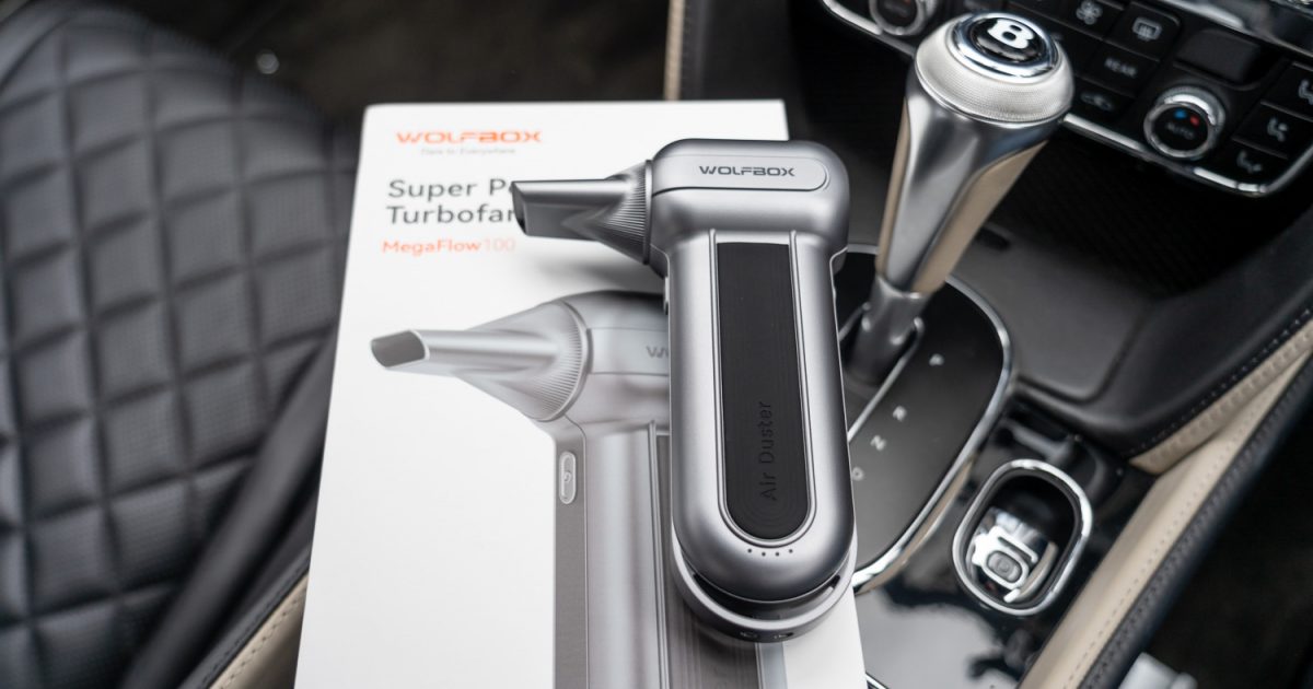 WOLFBOX MF100 Air Duster Review – A Must-Have Car Cleaning Tool