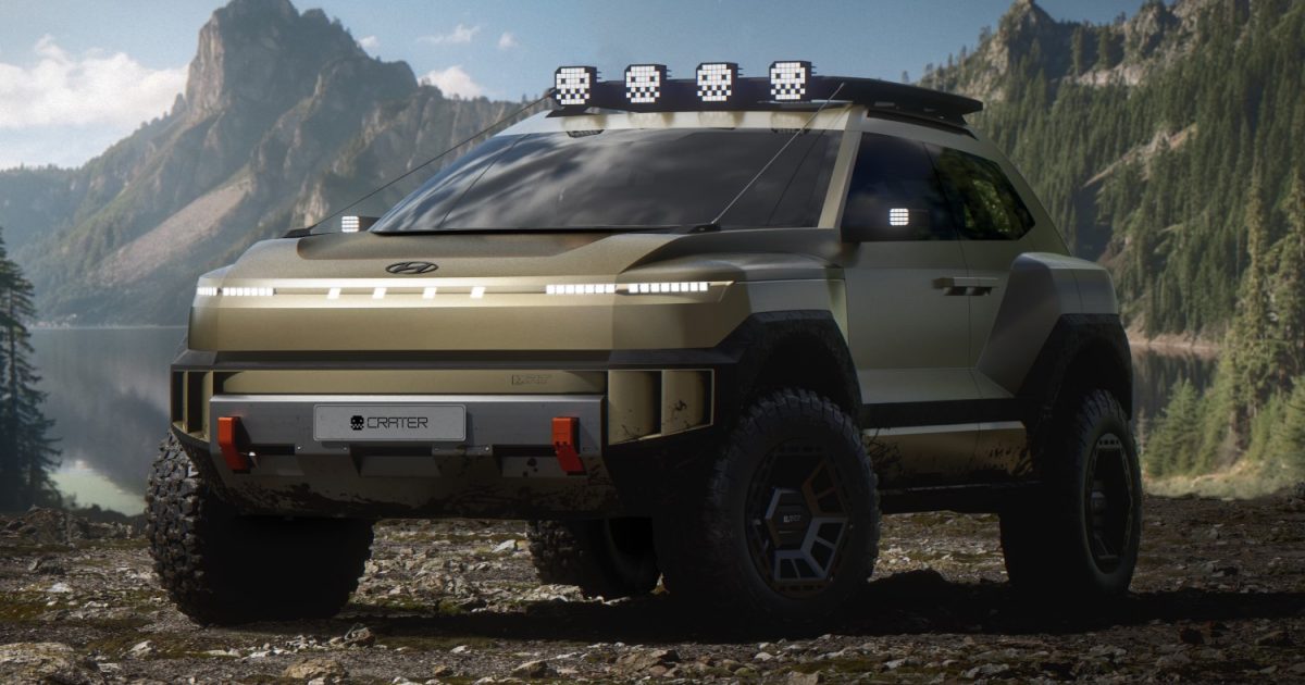 The New Hyundai CRATER Concept Turns Off-Roading Up To 11